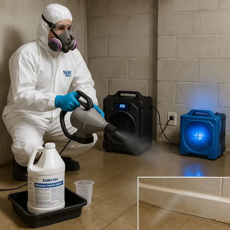 Sanitization and Odor Removal process in Crooks, SD