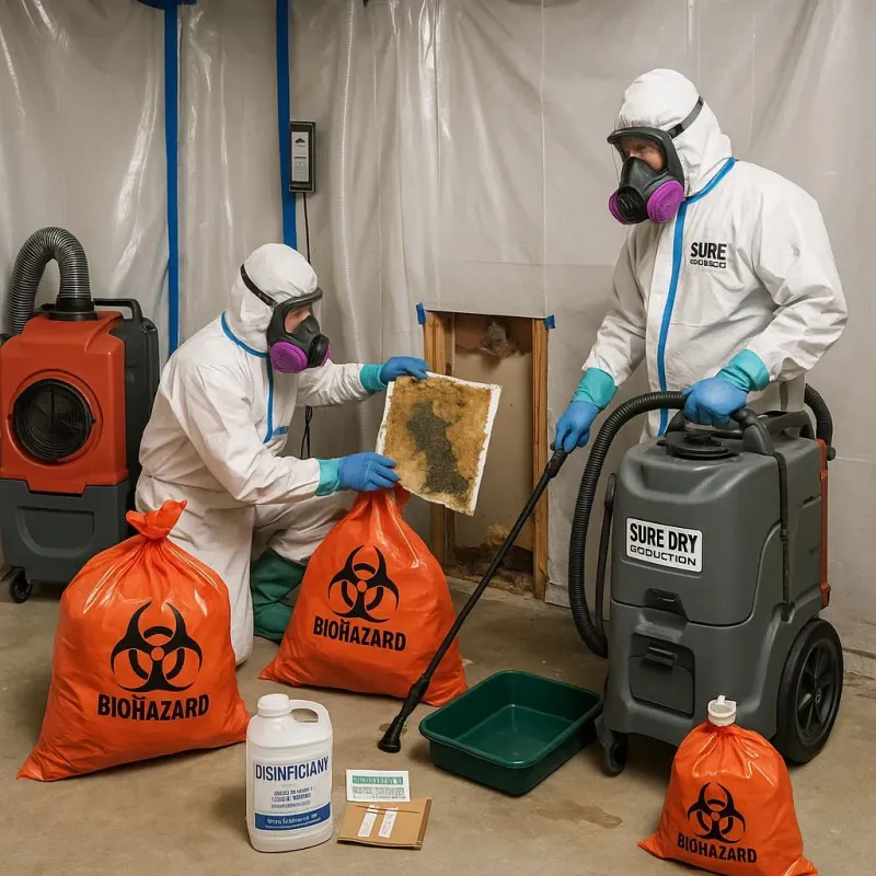 Contaminated Water Handling Protocols process in Crooks, SD