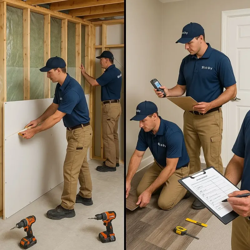 Repairs and Reconstruction process in Crooks, SD